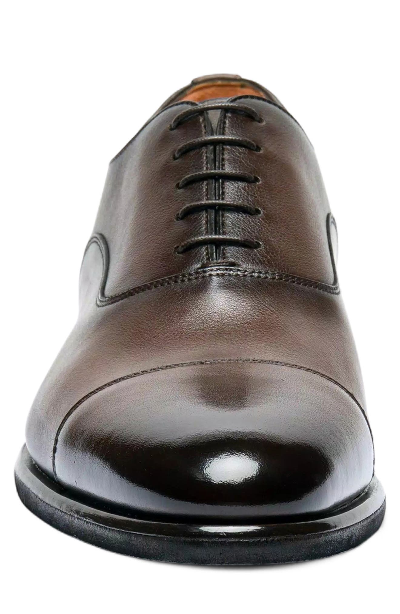 Darian Oxford Shoe, Alternate, color, DARK BROWN SMOOTH