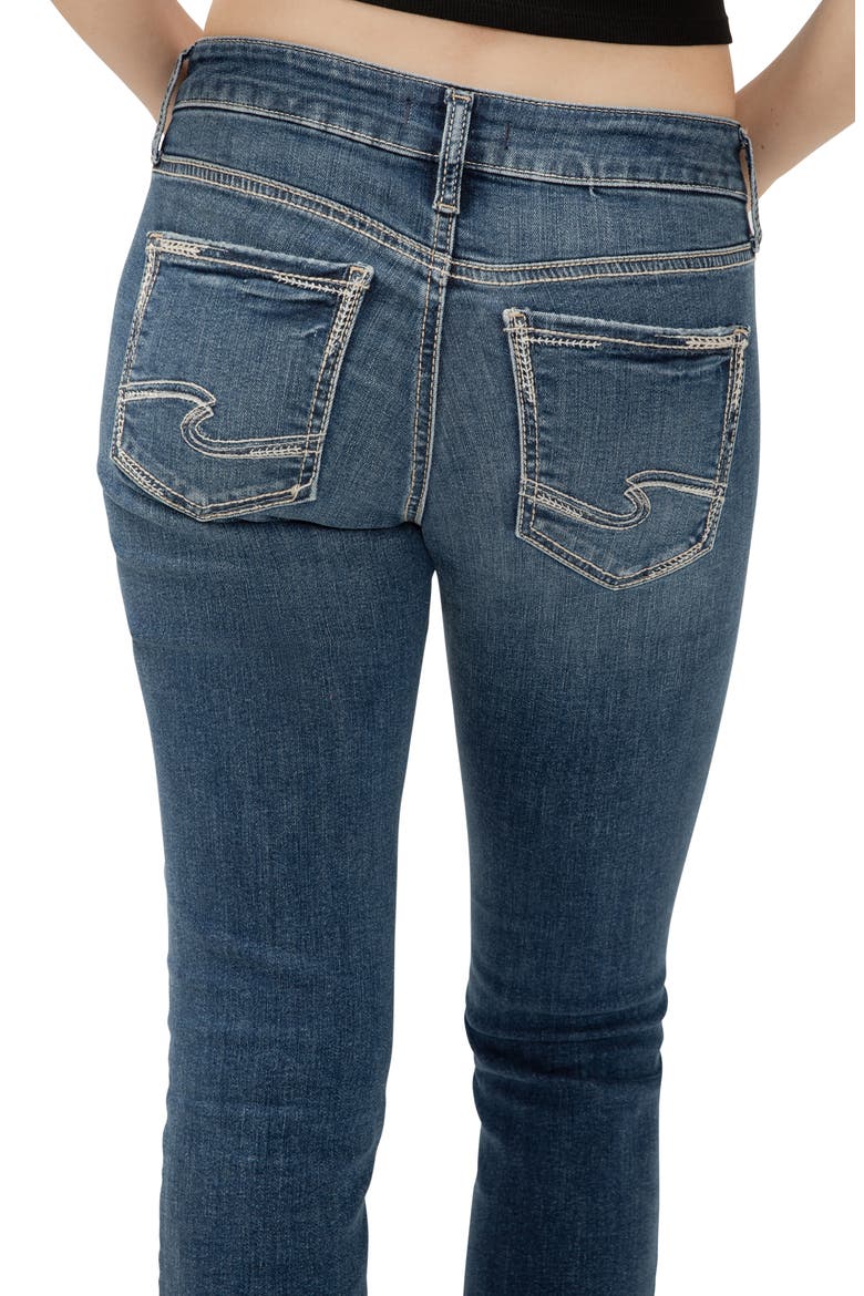 Britt Low Rise Capri Jeans, Alternate, color, INDIGO