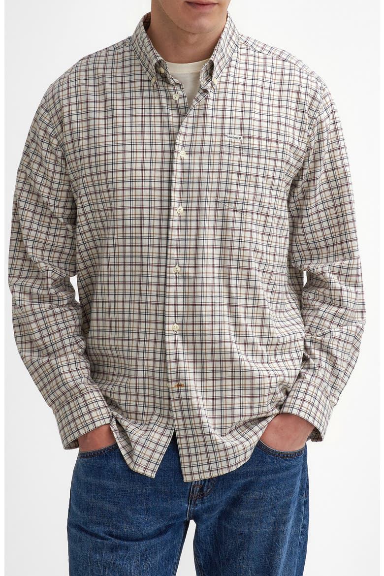 Ashton Regular Fit Button-Down Shirt, Main, color, ECRU