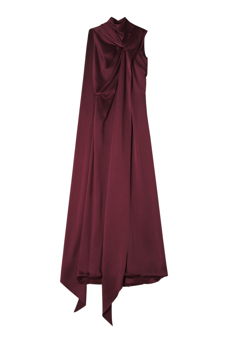 Long Jumpsuit In Satin, Alternate, color, Bacchus