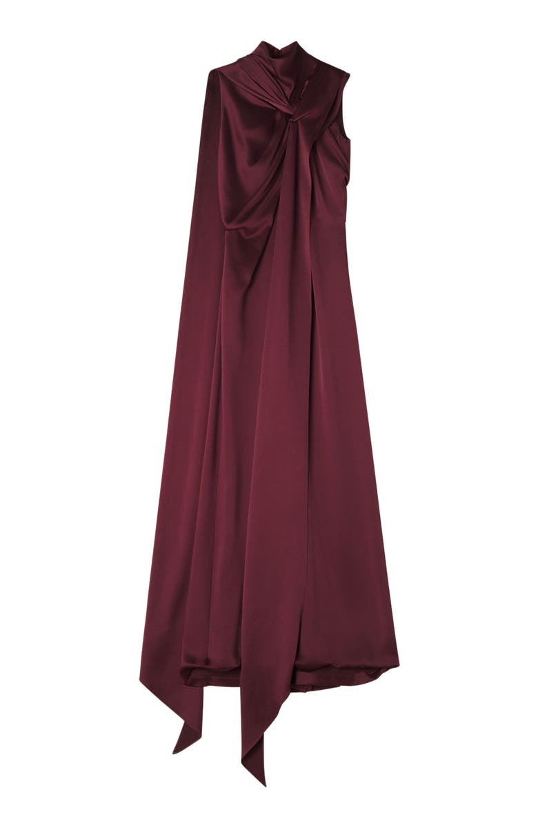 Lanvin Long Jumpsuit In Satin, Alternate, color, Bacchus