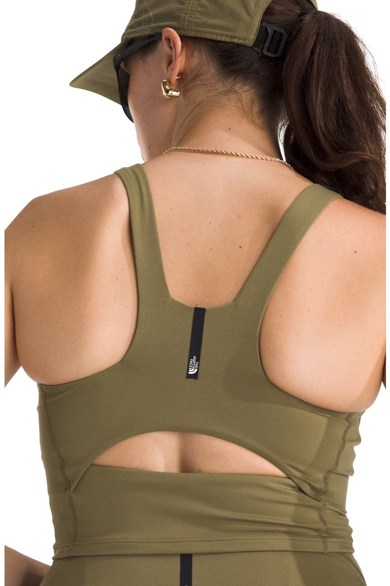 Jaida Longline Sports Bra, Alternate, color, CEDAR