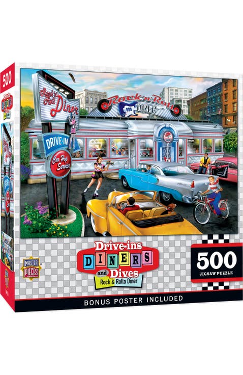 Rock & Rolla Diner 500 Piece Puzzle