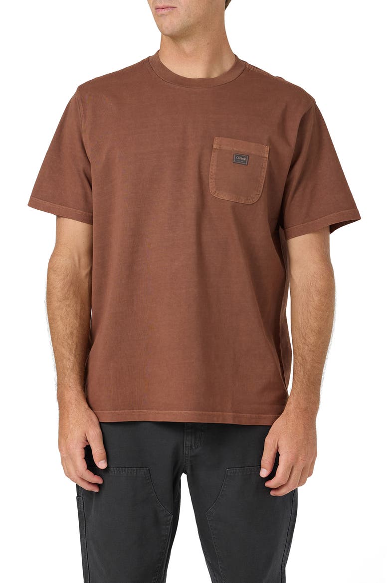 OG Short Sleeve Pocket T-shirt, Main, color, COCONUT BROWN