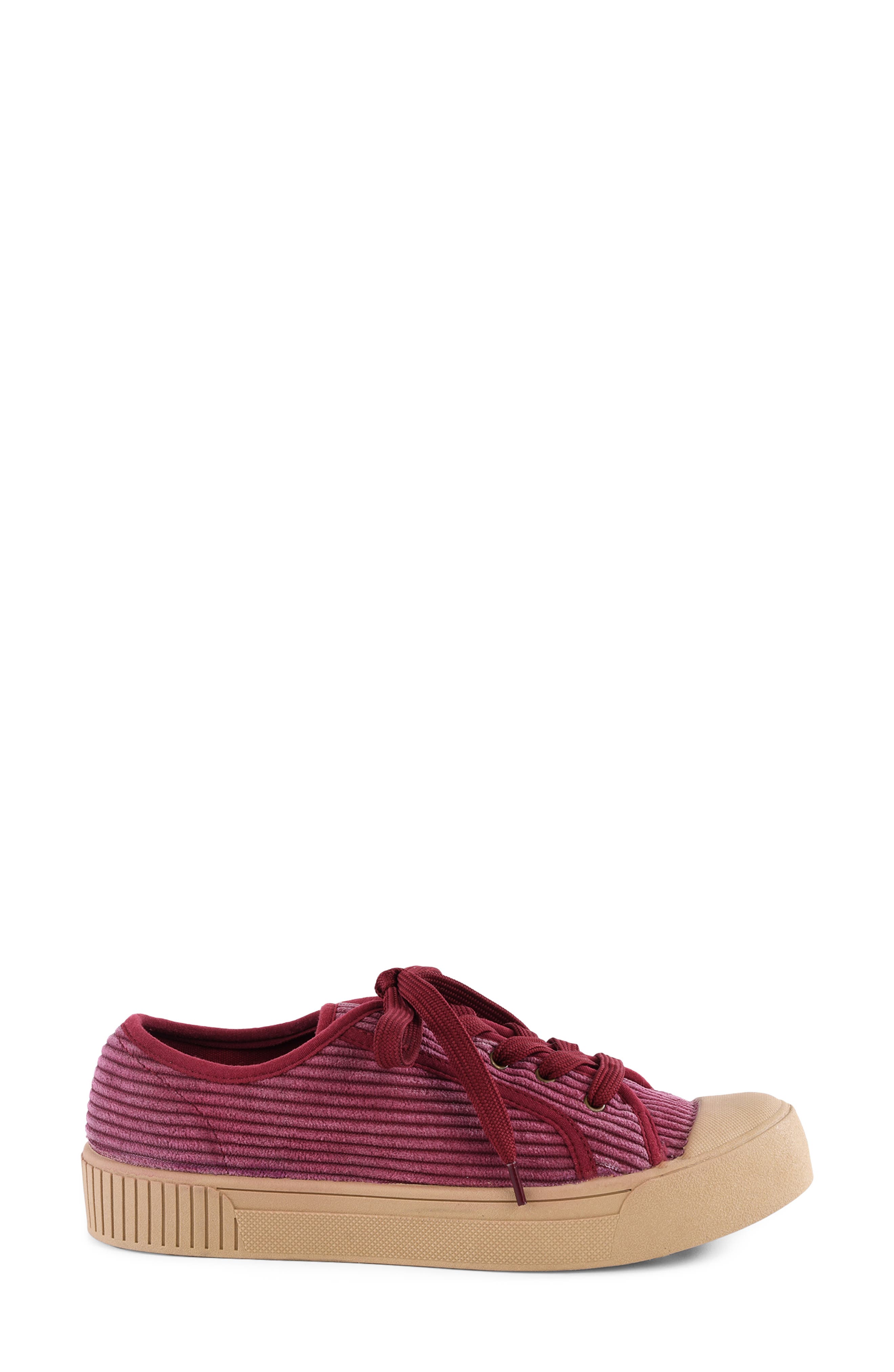Bright Star Sneaker, Alternate, color, BURGUNDY