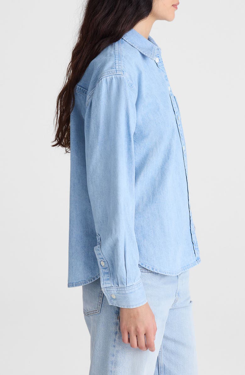 Madewell The Easy Denim Button-Up Shirt, Alternate, color, Maui Wash