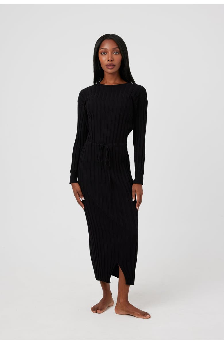 By Tess Collection Lina Dress, Alternate, color, Black