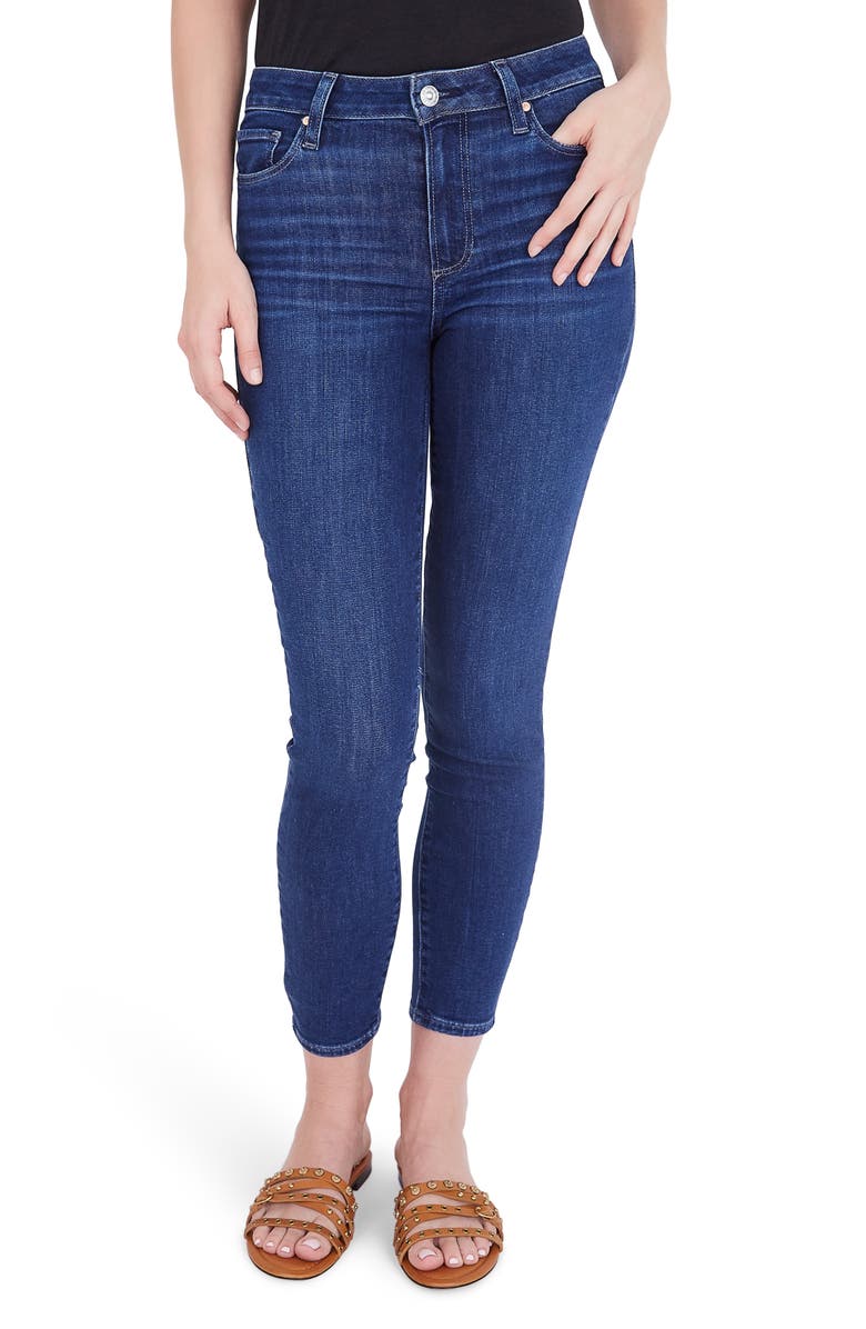 PAIGE Hoxton Crop Skinny Jeans, Main, color, 