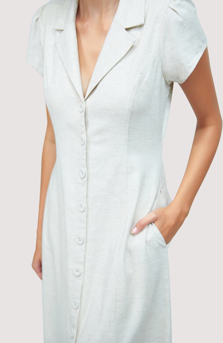 Lost + Wander Costa Del Sol Midi Shirtdress, Alternate, color,
