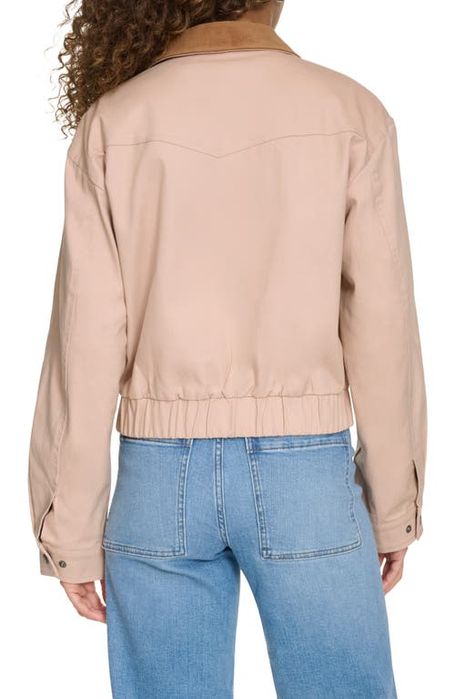 Levi's Laydown Collar Jacket In Light Pink