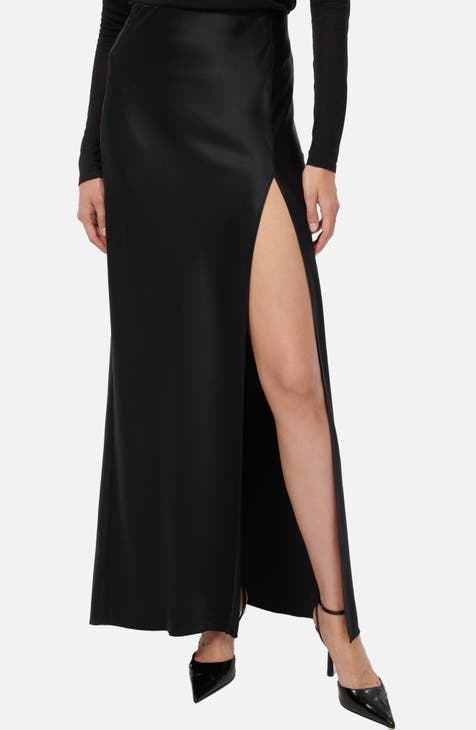 Long black skirt nordstrom best sale