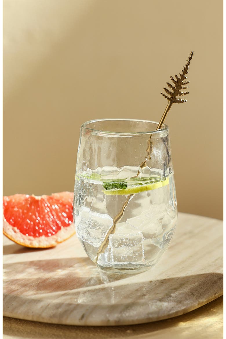 Pebbled Small Glasses - Set of 4, Alternate, color, Clear