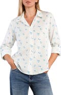 Billy T Cotton Blend Button-Up Shirt