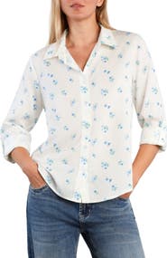 Billy T Cotton Blend Button-Up Shirt