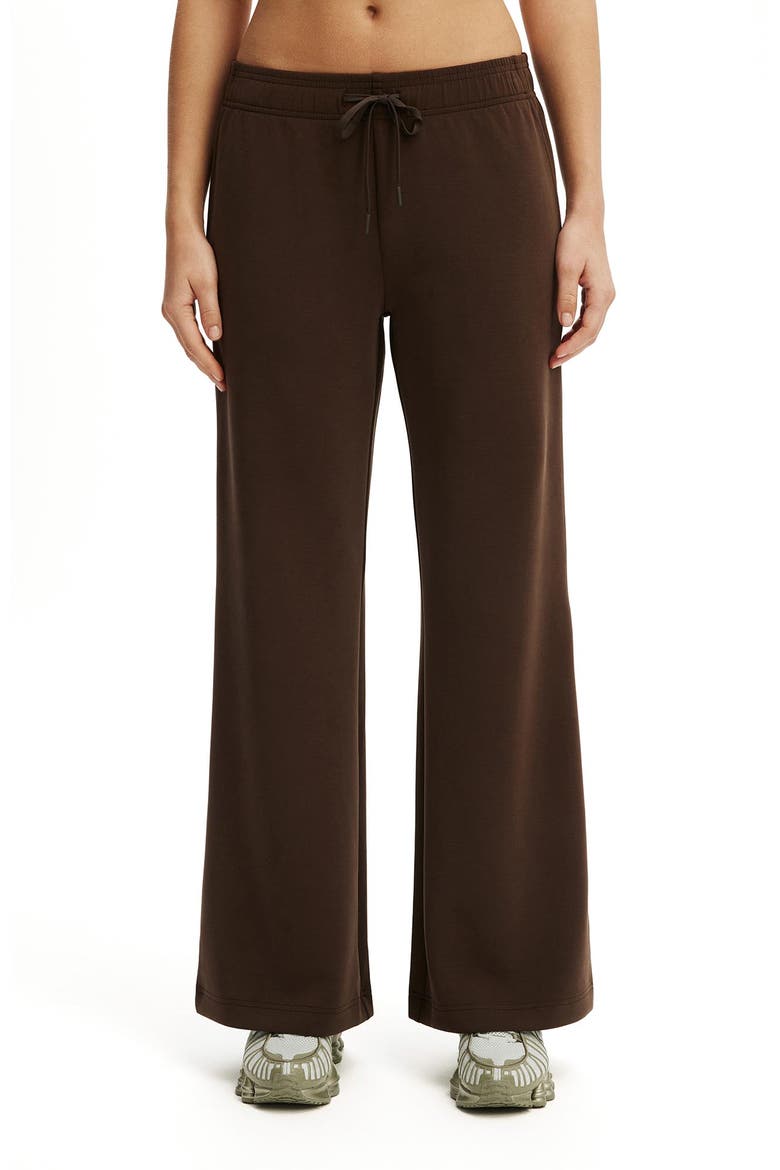Women's Active Ultimate Soft Wide Leg Pant, Alternate, color, French Roast