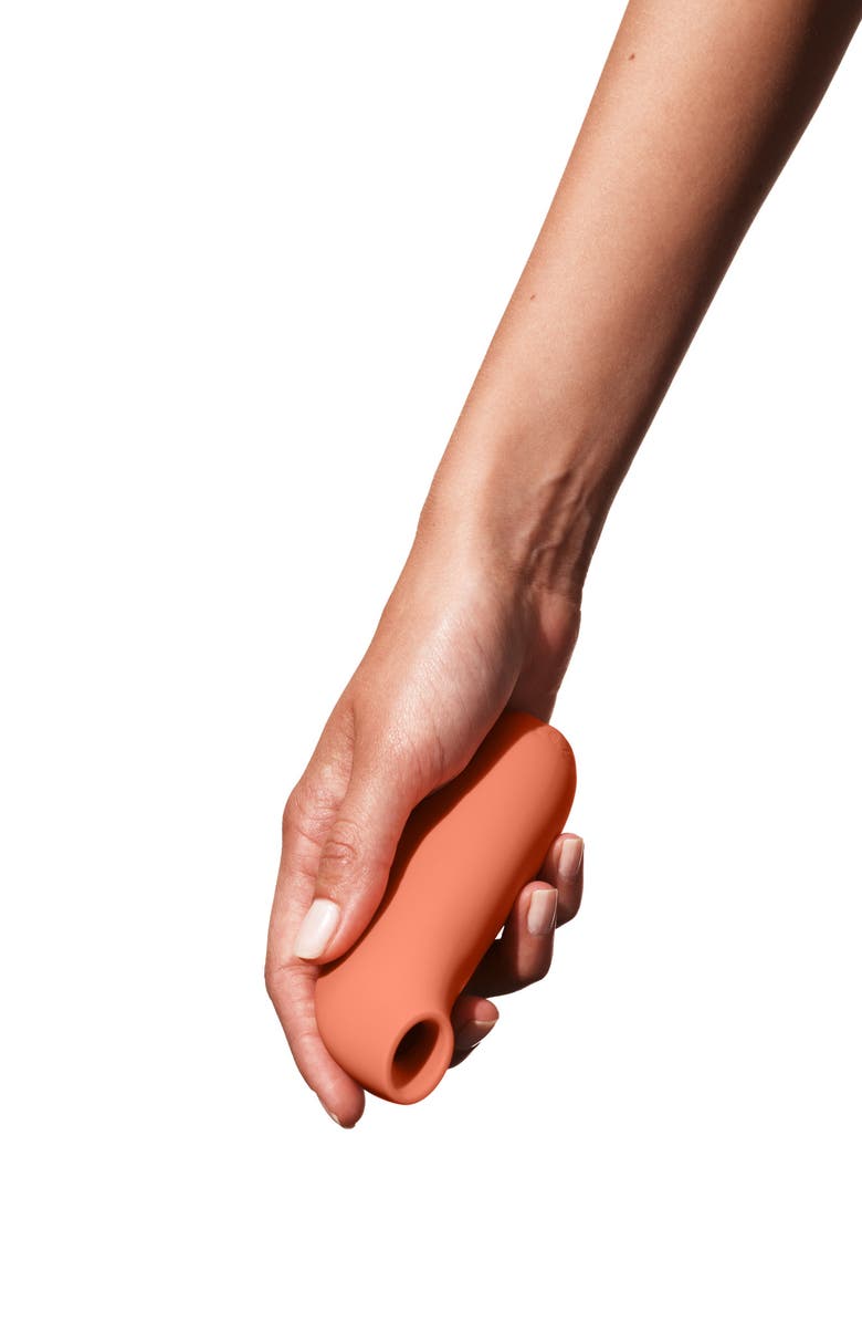 Dame Products Aer Suction Vibrator, Alternate, color, Papaya