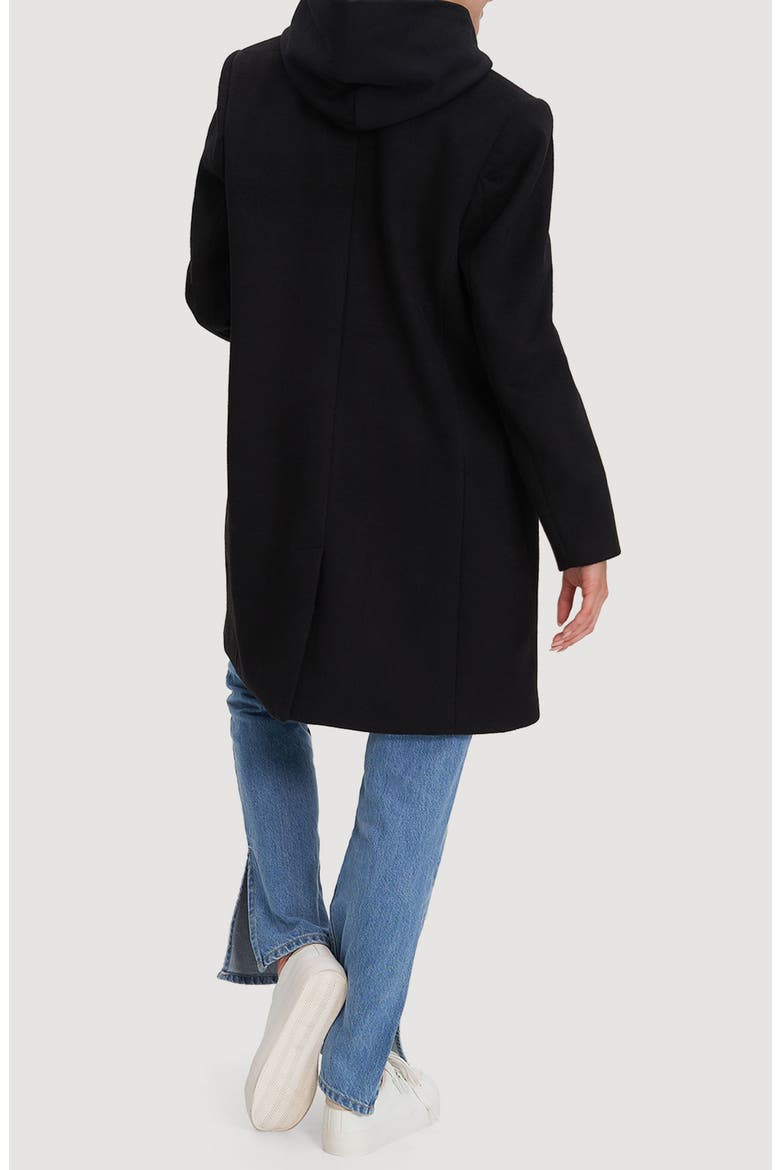Masa Notch Collar Coat, Alternate, color, BLACK