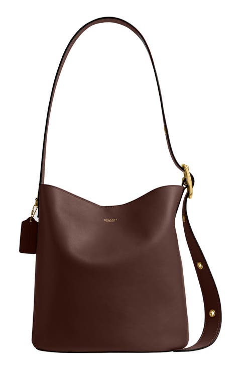 Bleecker Natural Grain Leather Shoulder Bag