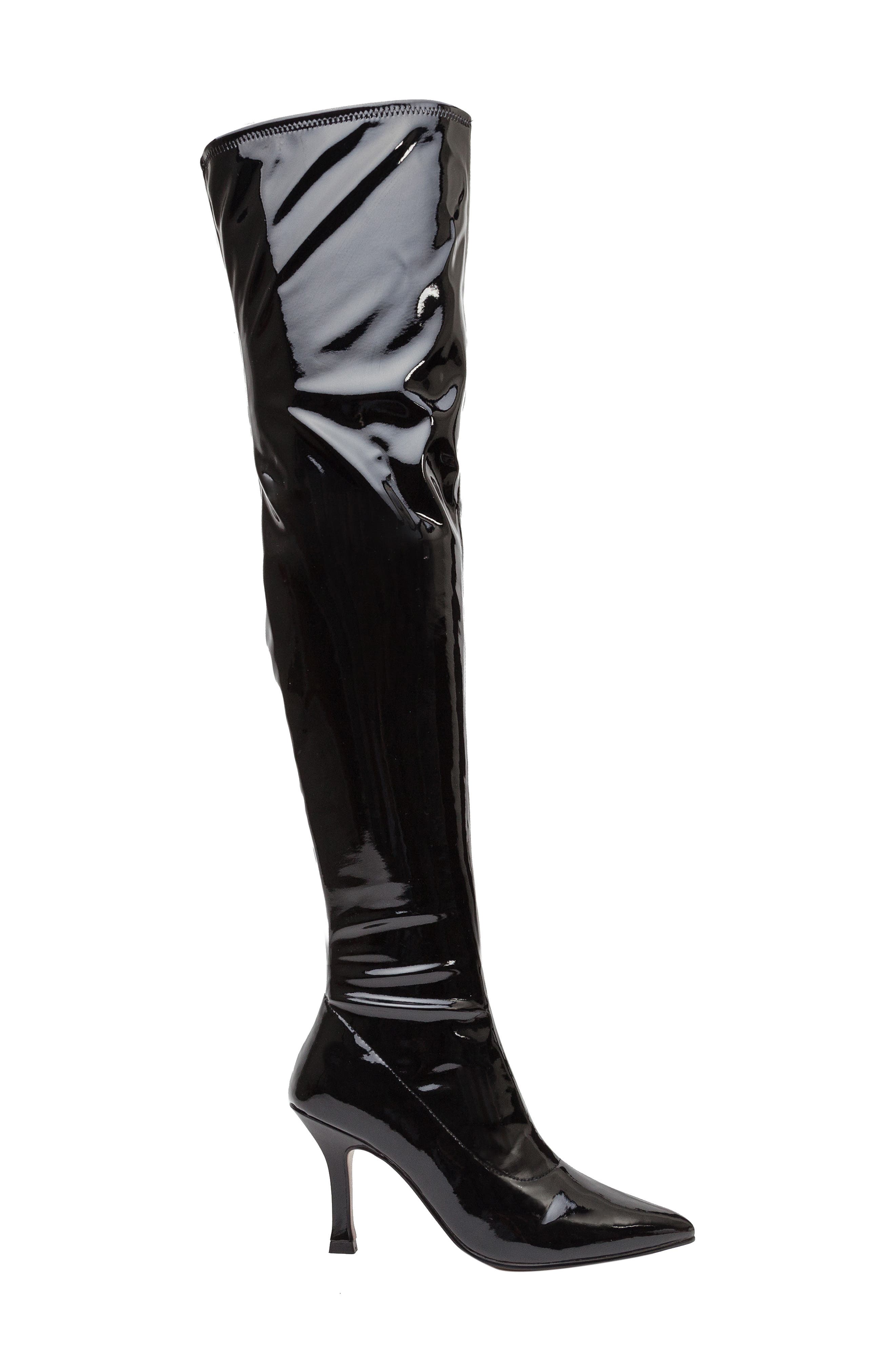 Above Over the Knee Boot, Alternate, color, BLACK PATENT
