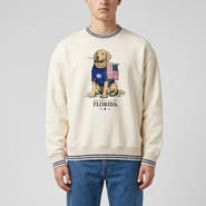 Uscape Apparel Unisex Uscape Apparel Cream Florida Gators Americana Good Boy Ribbed Premium Sweatshirt