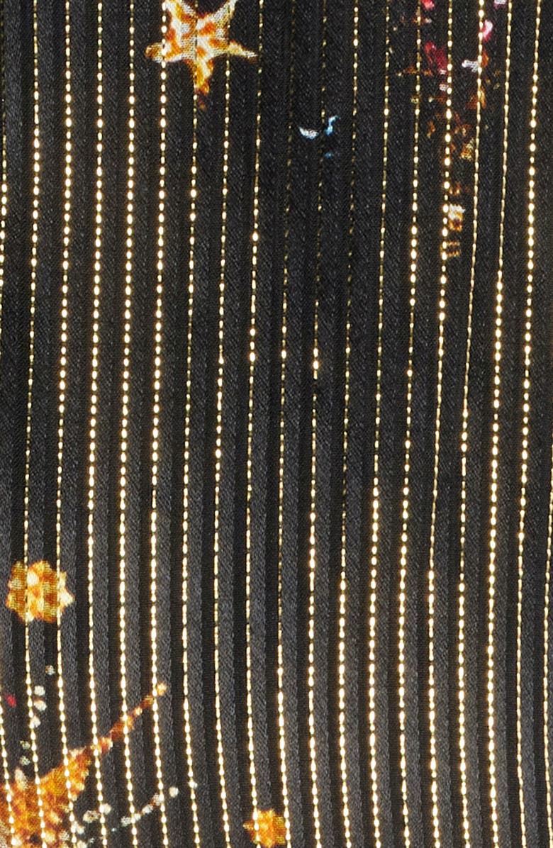 Elie Tahari The Madeline Silk Blend Button-Up Shirt, Alternate, color, Rhinestone Floral