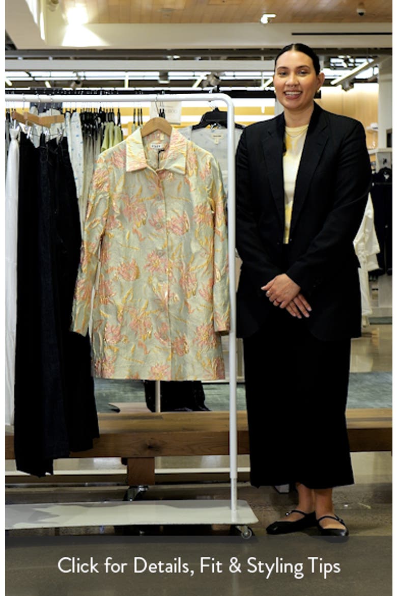 ジャケット・アウター yasuLAST NEST / floral jacquard Halton Floral Jacquard Jacket (Women) | Nordstrom