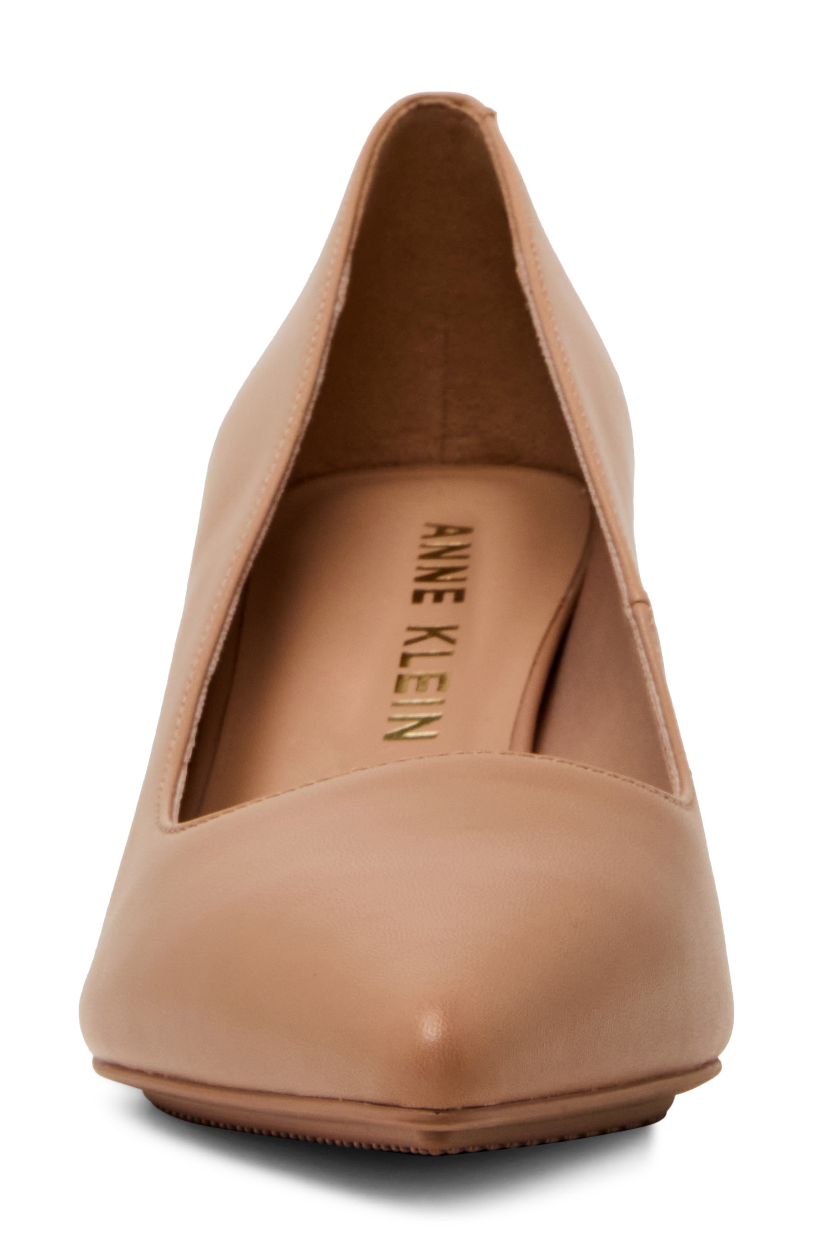 Relena Pointed Toe Pump, Alternate, color, NUDE LEATHER