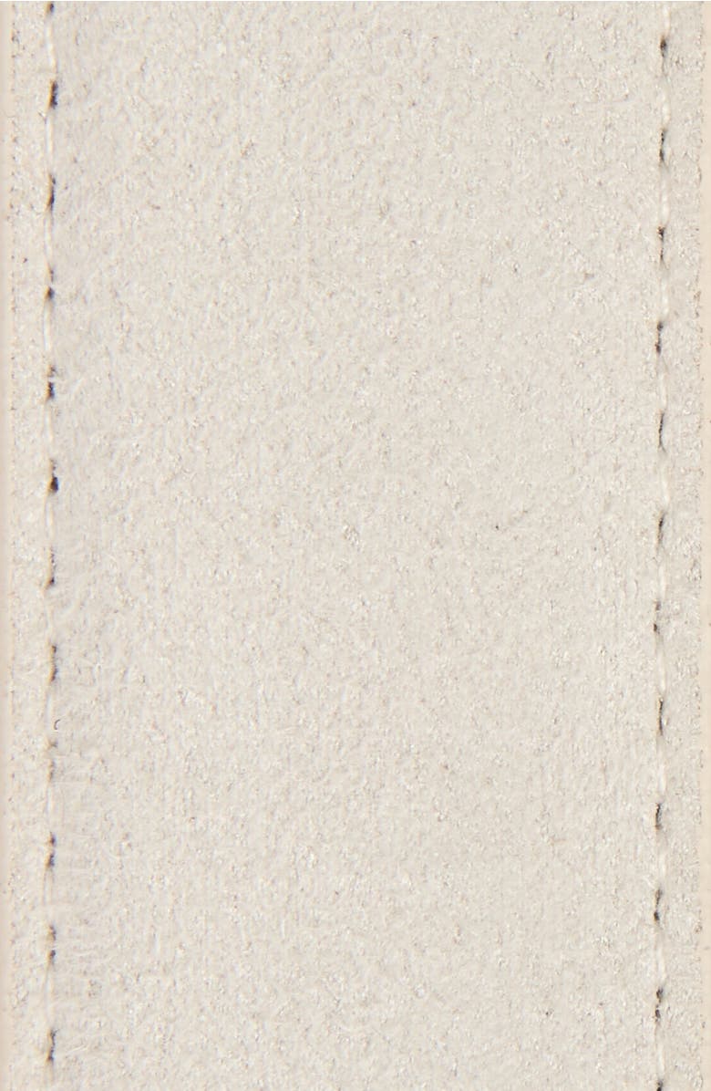 Steve Madden Faux Suede Keeper Belt, Alternate, color, Light Grey