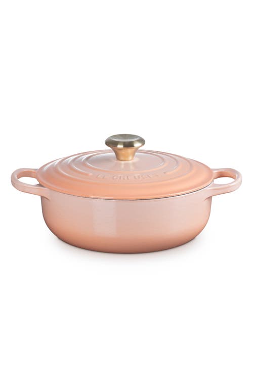 Le Creuset Signature 3.5-quart Sauteuse Oven In Peche