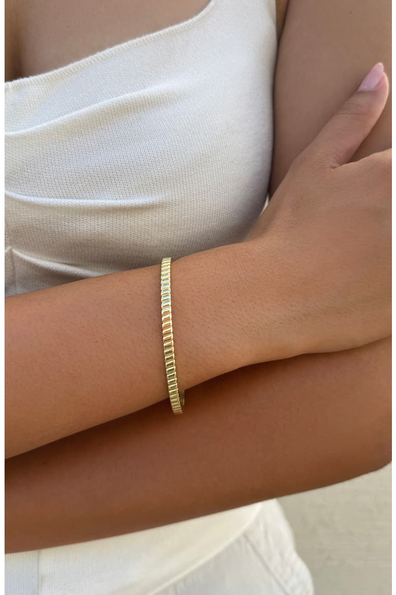Set of 2 Cuff Bracelets, Alternate, color, GOLD