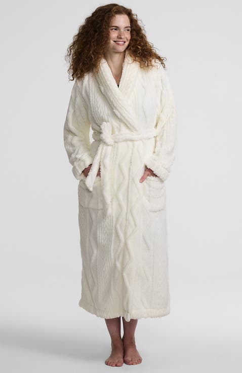 Cozy Plush Long Wrap Robe