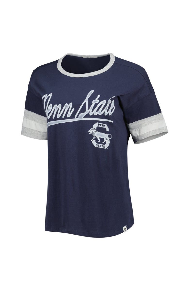 '47 Women's '47 Navy Penn State Nittany Lions Dani Retro Slub T-Shirt, Alternate, color, 