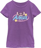 Lilo & Stitch Girl's Lilo & Stitch Futuristic Angel 624 Graphic T-Shirt
