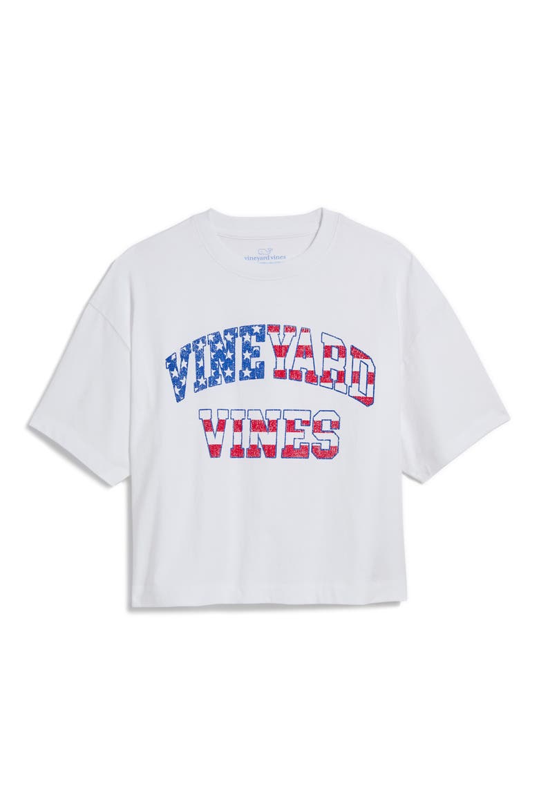 Boxy Graphic T-Shirt, Main, color, WHITE CAP