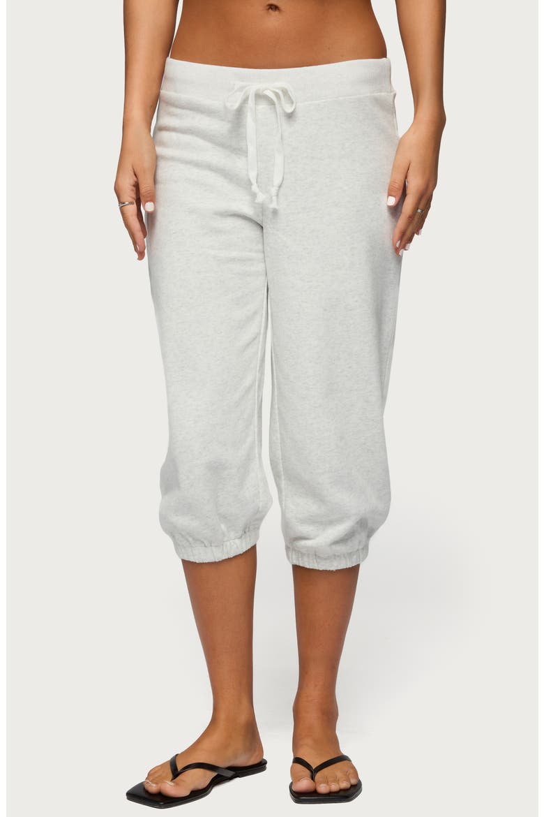 Deana Capri Sweatpants, Main, color, LIGHT-GRAY-MELANGE