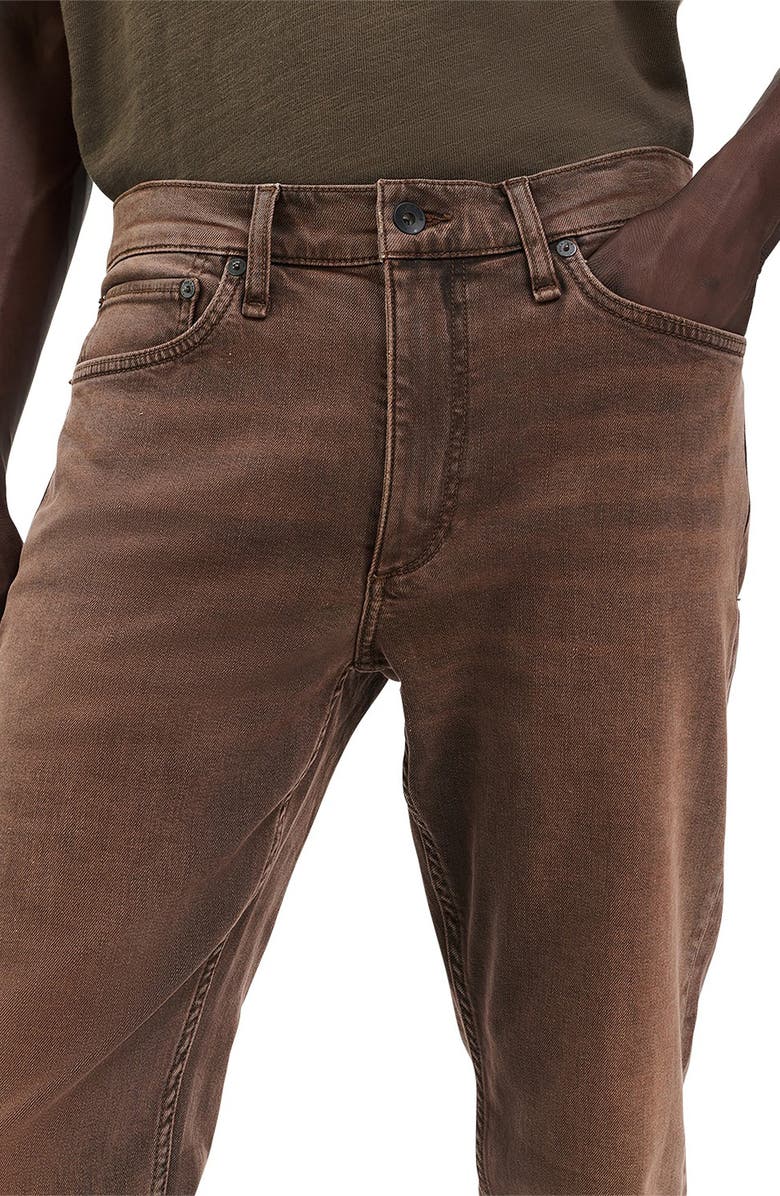 rag & bone Fit 2 Authentic Stretch Infuse Slim Fit Jeans, Alternate, color, Brownstone