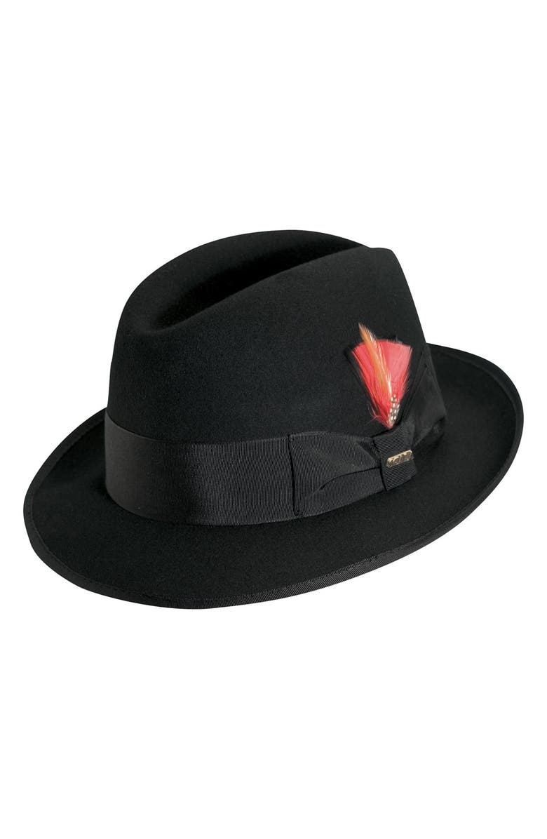 Scala 'Classico' Wool Felt Fedora, Main, color,