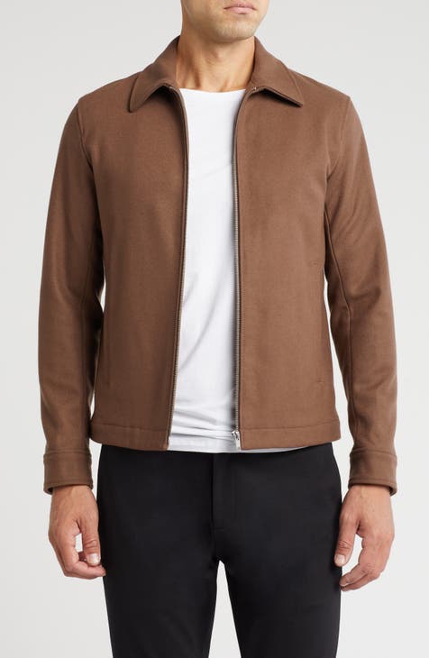 Wyatt Wool Blend Bomber Jacket