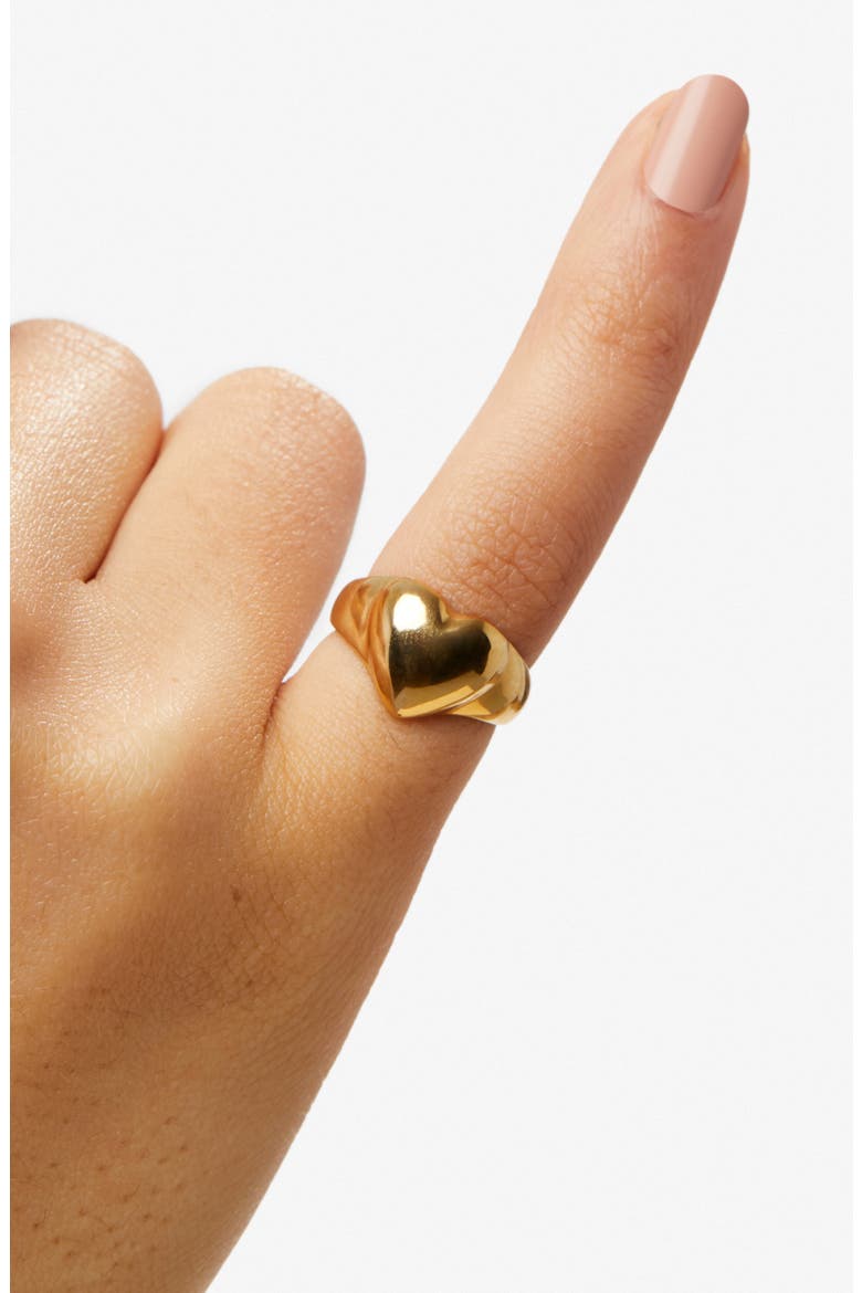 Heart Ring - Isla, Alternate, color, Gold