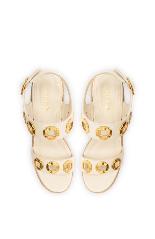 Larroude Milan Espadrilles Ivory In Ivory