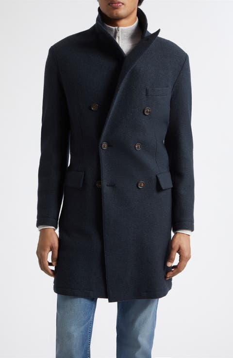 Double Breasted Wool Car Coat