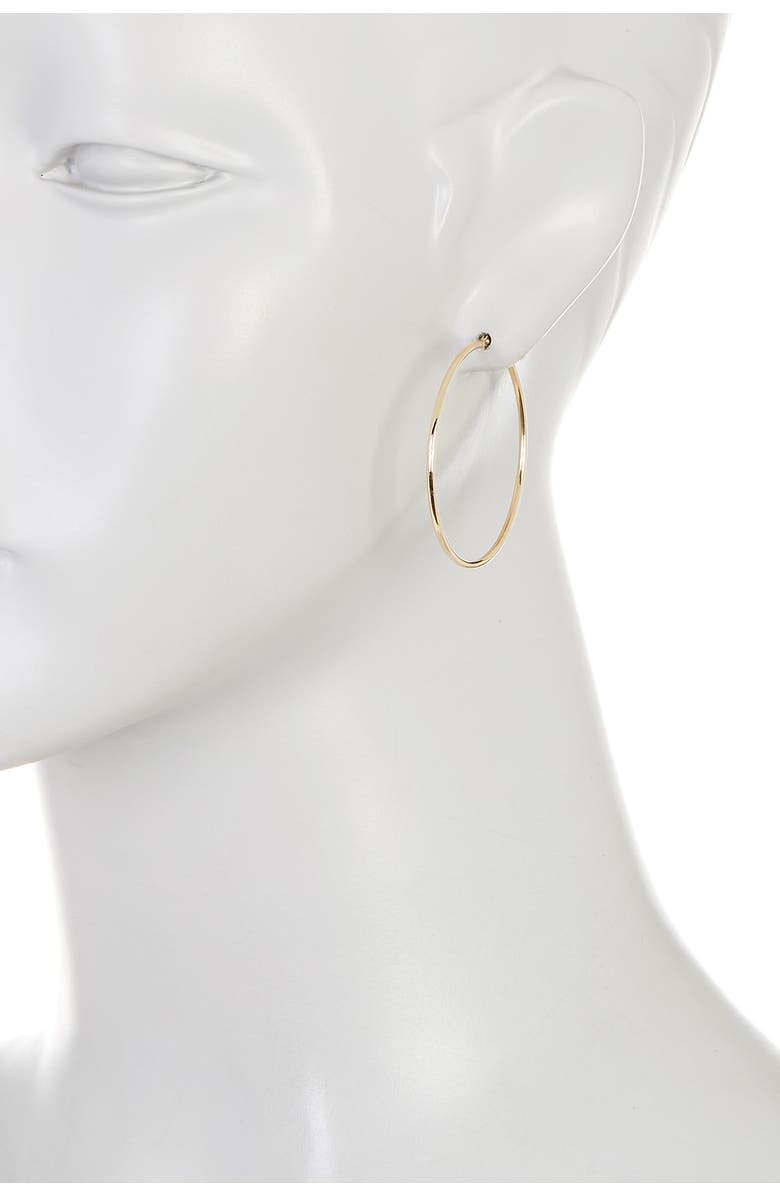 KARAT RUSH 10K Yellow Gold 19mm Tube Hoop Earrings, Alternate, color, 