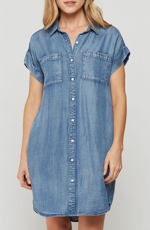 Marcie Button Up Shirt Dress