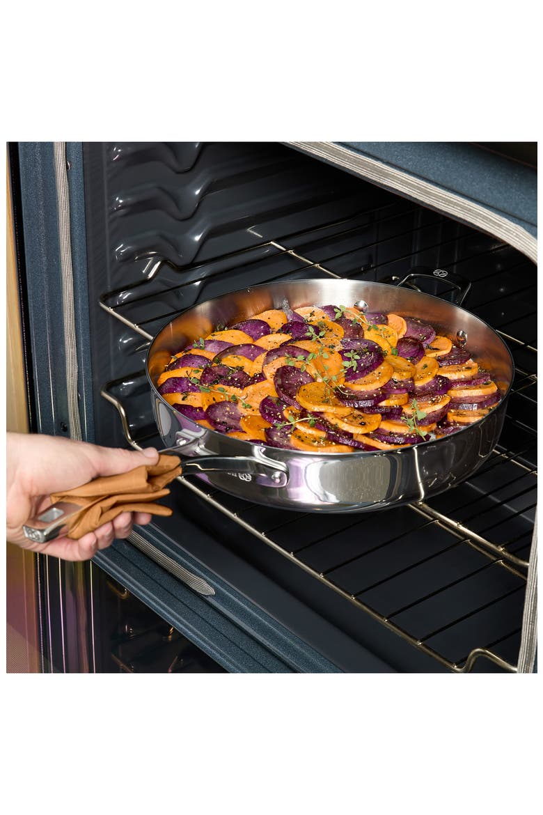 ↵ 
Premier Stainless Steel 5-Quart Sauté Pan with Lid, Alternate, color, STAINLESS STEEL