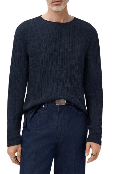 Fern Feeder Stripe Rib Long Sleeve T-Shirt