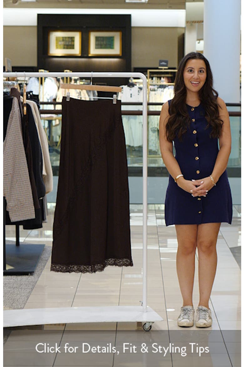 Penelope Lace Maxi Skirt video