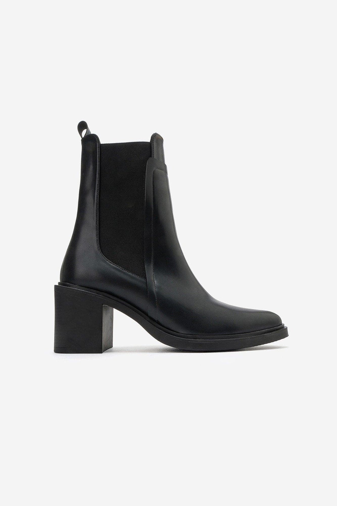 Huxley Block Heel Chelsea Boot, Alternate, color, Black