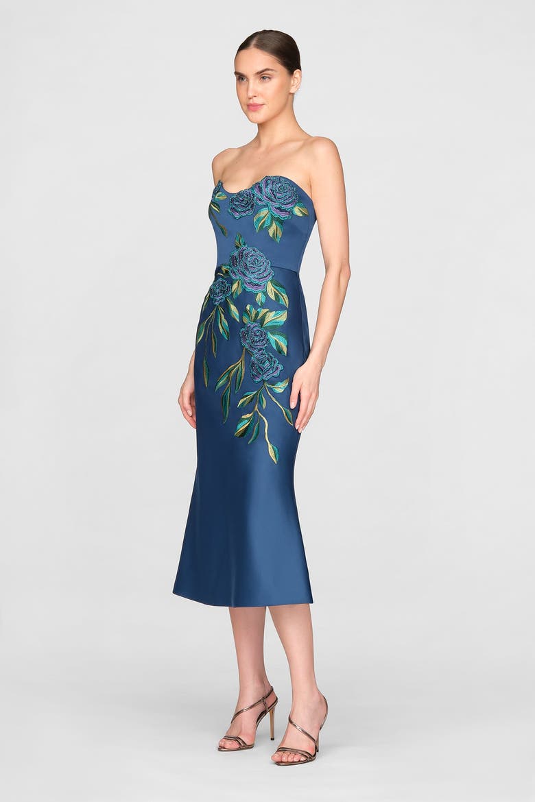 Emmeline Embroidered Dress, Alternate, color, SHADOW PETAL
