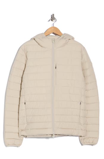 Save The Duck Marco Hooded Matte Puffer Jacket In Neutral