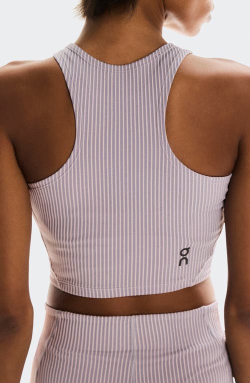 On All-day Rib Racerback Tank In Purple